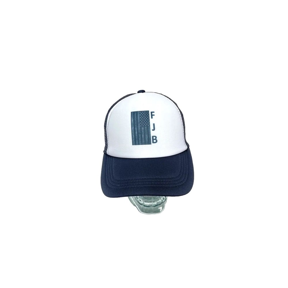 Joe Biden FJB American Flag Adjustable Mesh Back Cap Trucker Hat Men's, New